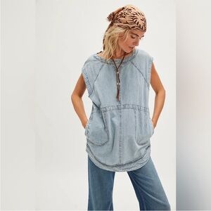 Free People We The Free Madison Railroad Stripe Tunic